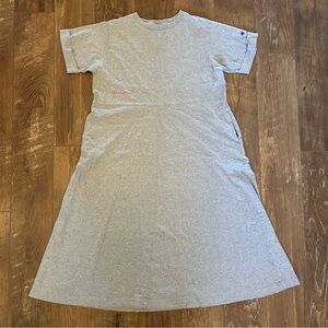 Champion T-Shirt Dress Grey Large